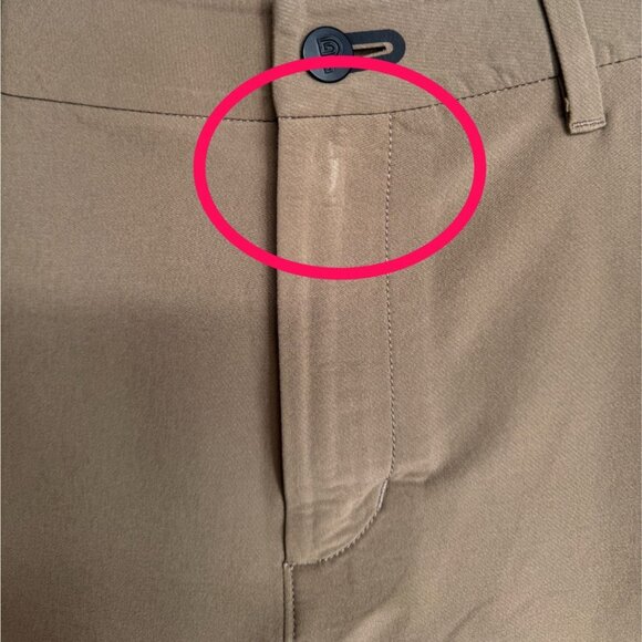 Public Rec Everyday Golf Performance Tech 5 Pocket Pants Beige Mens 38/36 Stretc - Picture 6 of 12